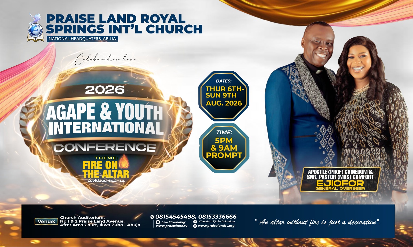 Upcoming program flyer