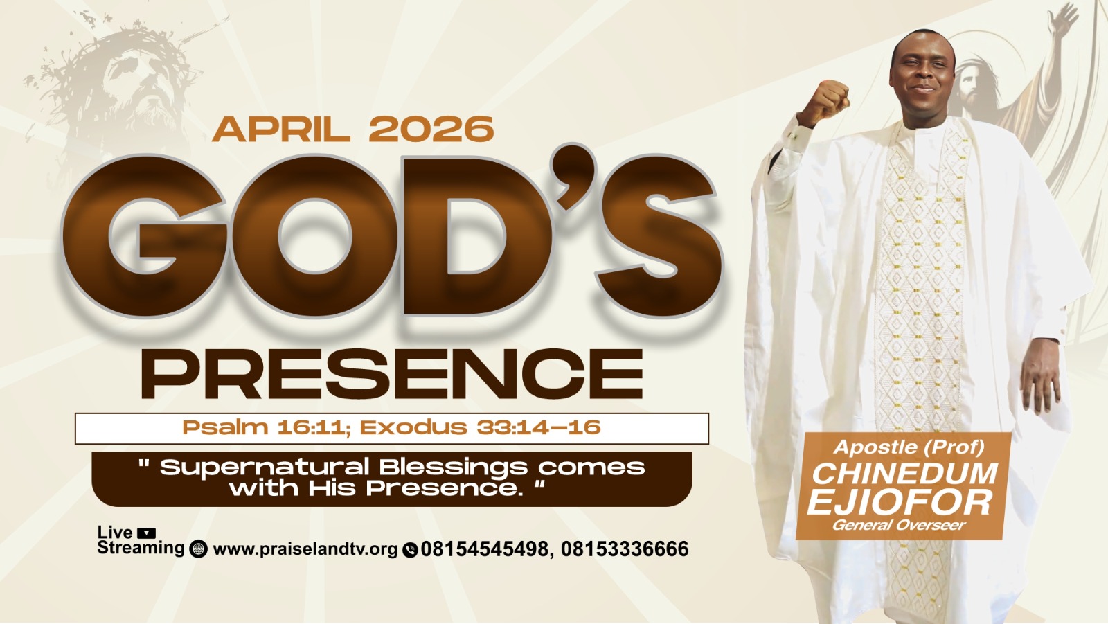 April 2026 โ God's Presence